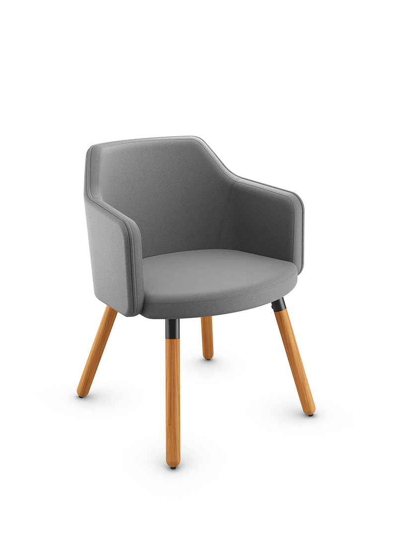 Cavaletti Poltrona Interlocutor Duo 4 pés