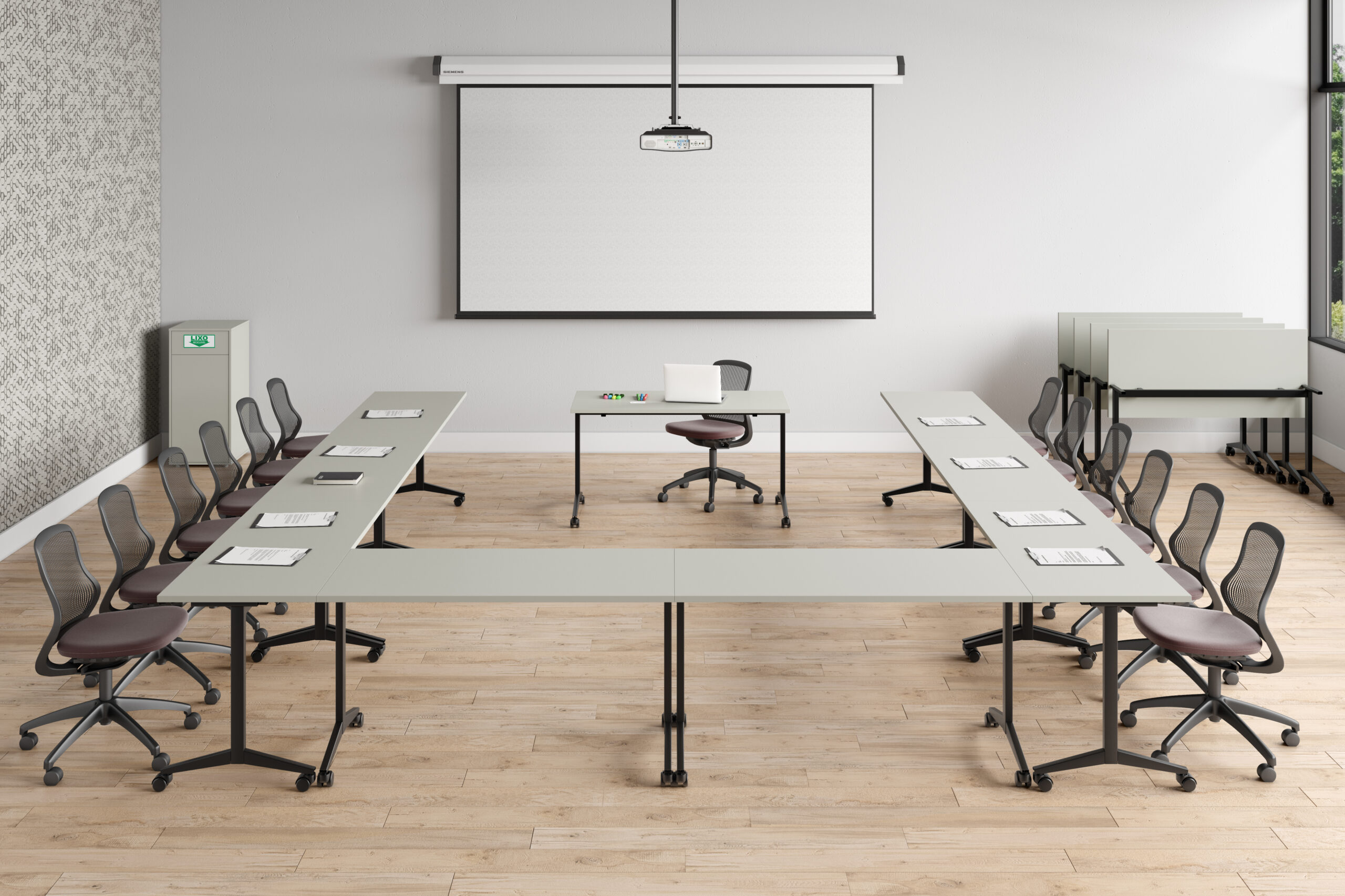 Mesa de Reunião Rebatível